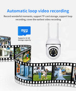 8MP WiFi PTZ Security Camera with 4X Digital Zoom