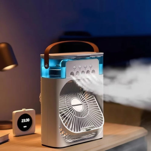 NovaCool 3-en-1 — mini climatiseur, humidificateur et veilleuse LED — vue 1