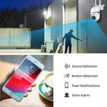 5MP WiFi PTZ Security Camera Two Way Audio Outdoor