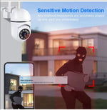 5MP WiFi PTZ Security Camera Two Way Audio Outdoor
