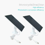 Solar Panel 10W 5V Charging Panel Doorbell Surveillance Camera Low Consumption Security Surveillance Type-C Output 10W